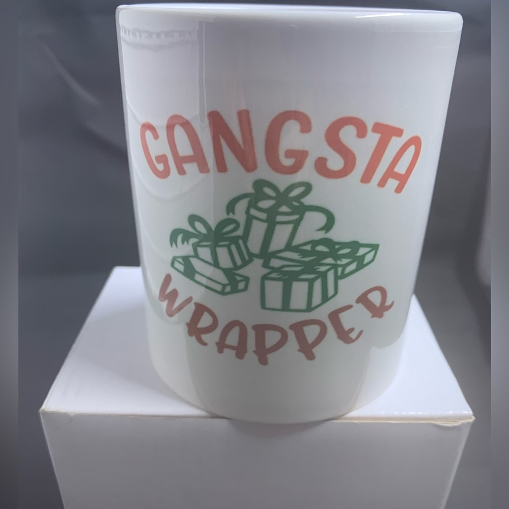 A Gangsta Wrapper Christmas Mug!